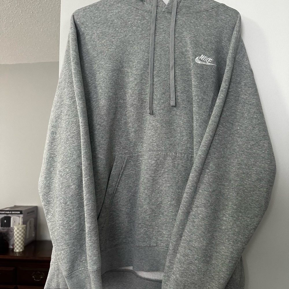 Nike Heather Gray Pullover Hoodie